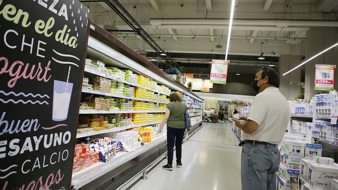 Inflación llega al 0,4 % en julio en Chile y acumula un 6,5 % en 12 meses