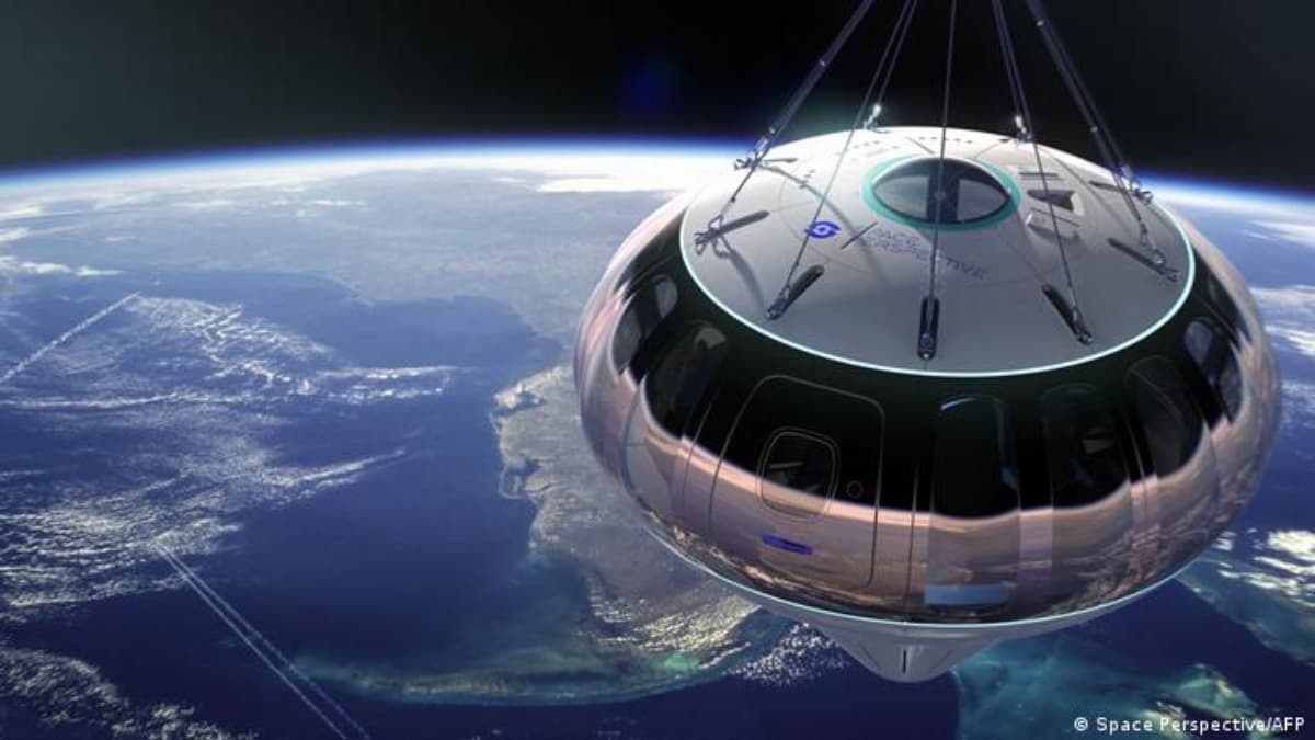Compañía de turismo presenta su lujosa cápsula para observar la Tierra desde el espacio