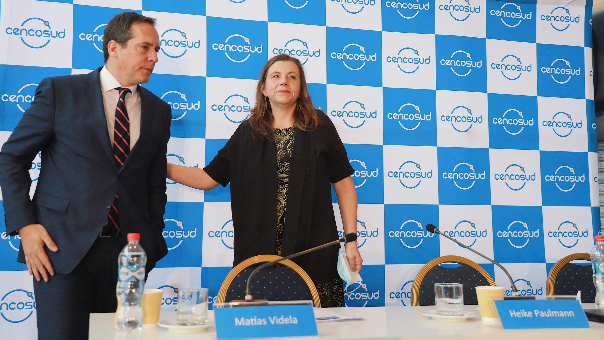 Heike Paulmann, presidenta de Cencosud, Matías Videla