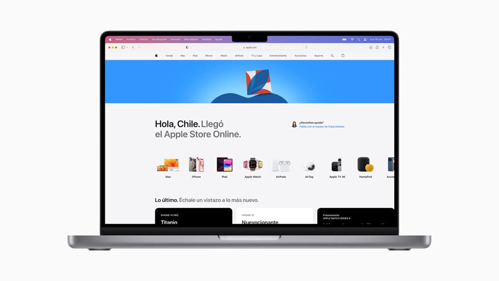 Apple expande su ecommerce en la región: lanza en Chile su tienda online