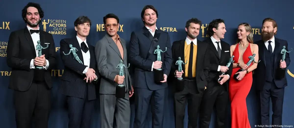 "Oppenheimer" se lleva el máximo galardón en los SAG Awards