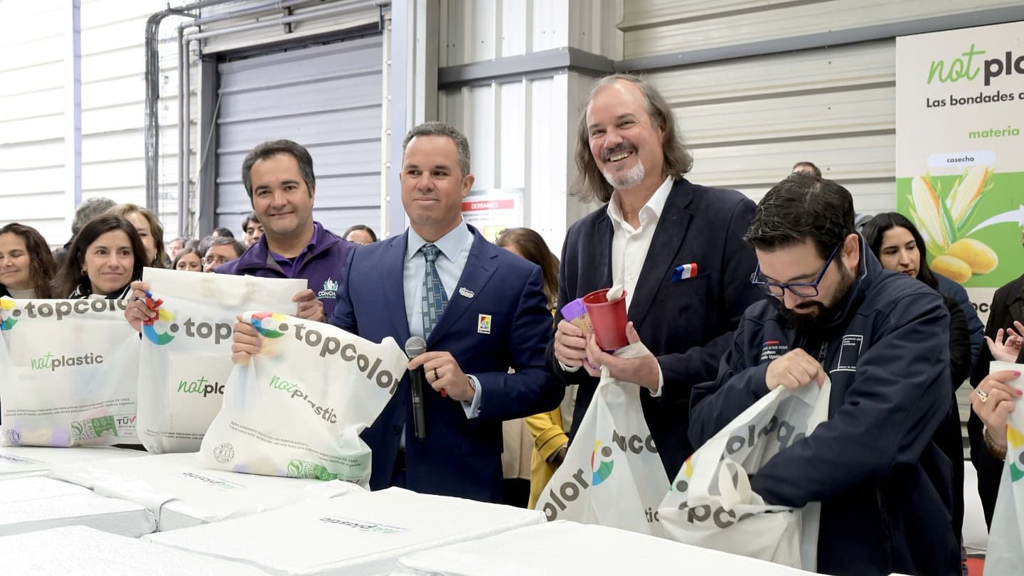 Chile abre la primera planta latinoamericana de resina compostable con residuos orgánicos