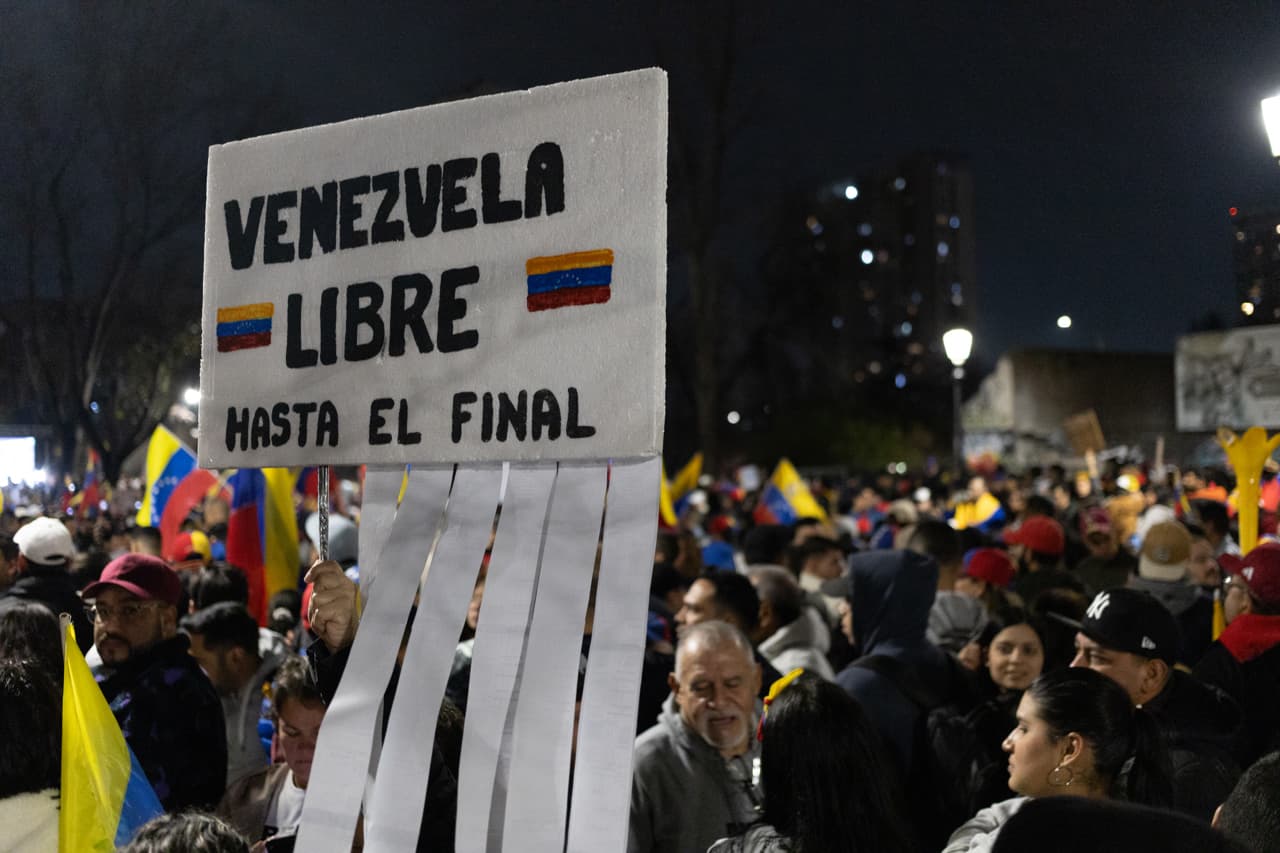Venezolanos protestaron en varias ciudades del mundo para denunciar fraude electoral
