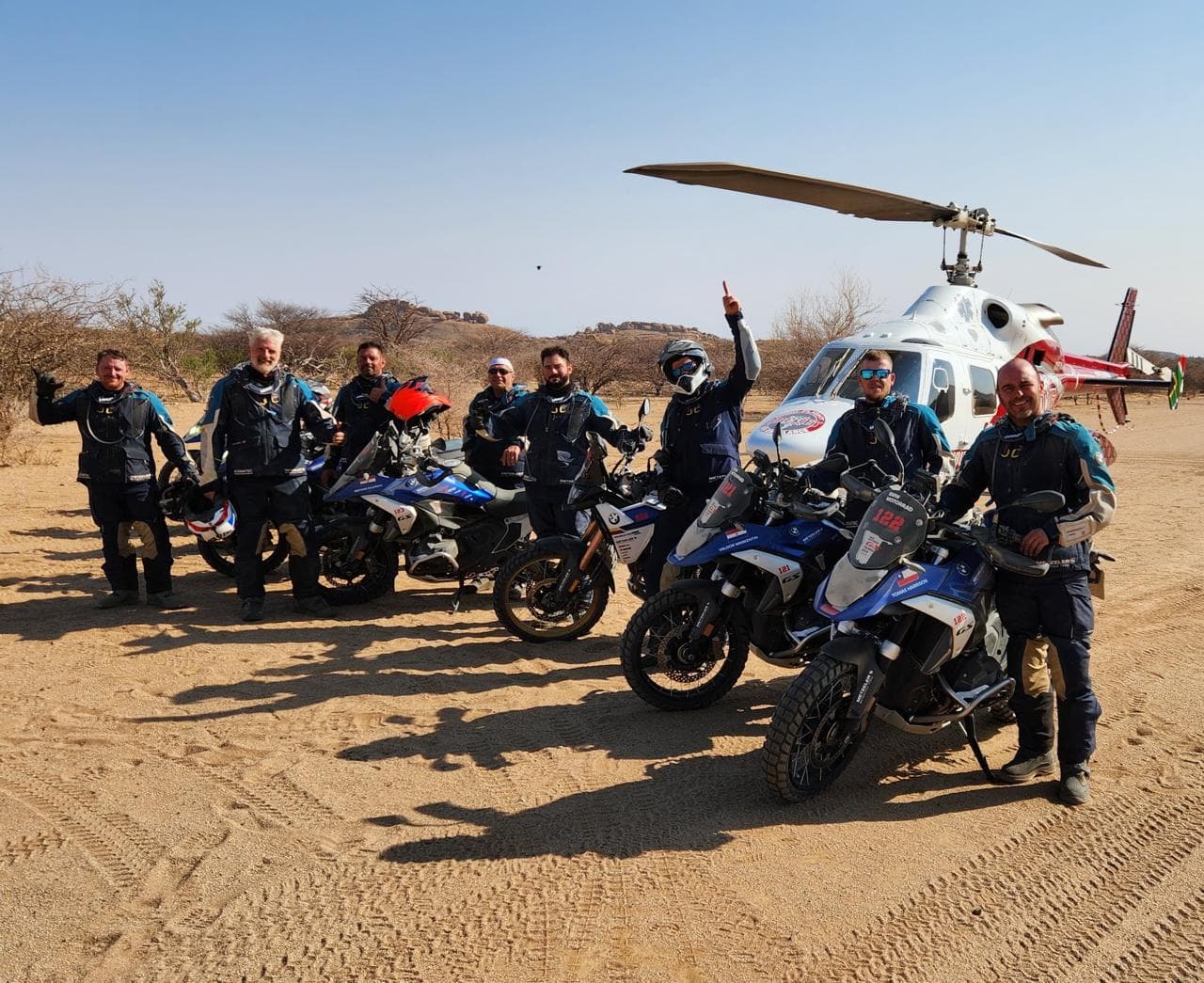 Chileno quedo en el sexto lugar del BMW Motorrad GS Trophy Namibia 2024