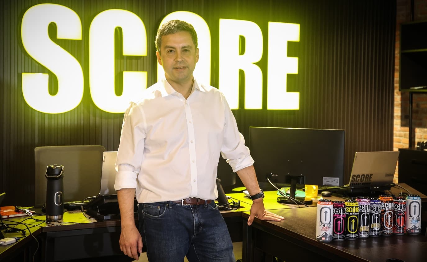 Score Energy Drink, la energética que se produce en Europa, se comercializa en Chile y ahora quiere expandirse a Latinoamérica