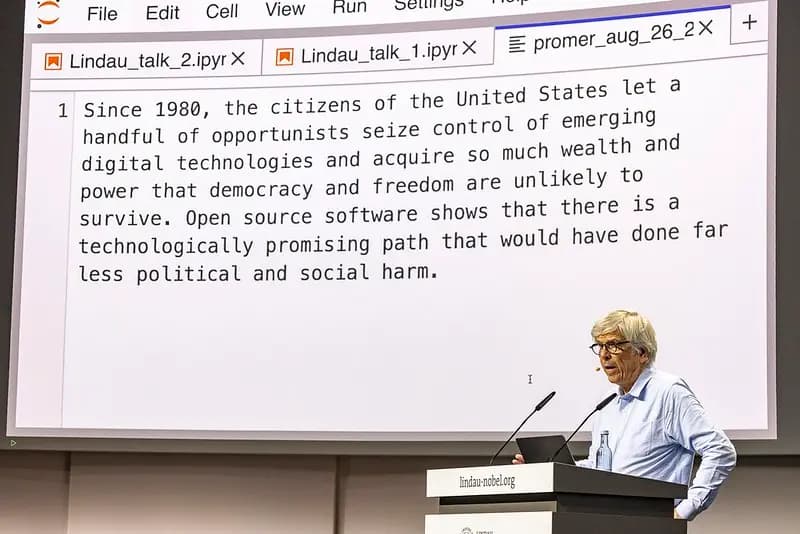 Paul Romer, Nobel de Economía, advierte: las grandes tecnológicas son una amenaza para la democracia