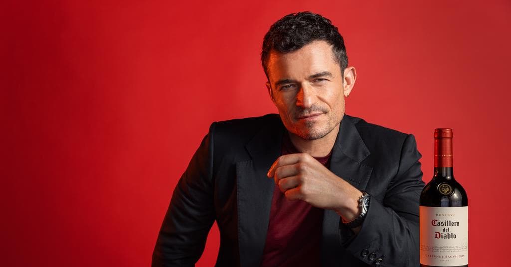 Orlando Bloom es el nuevo embajador de Casillero del Diablo