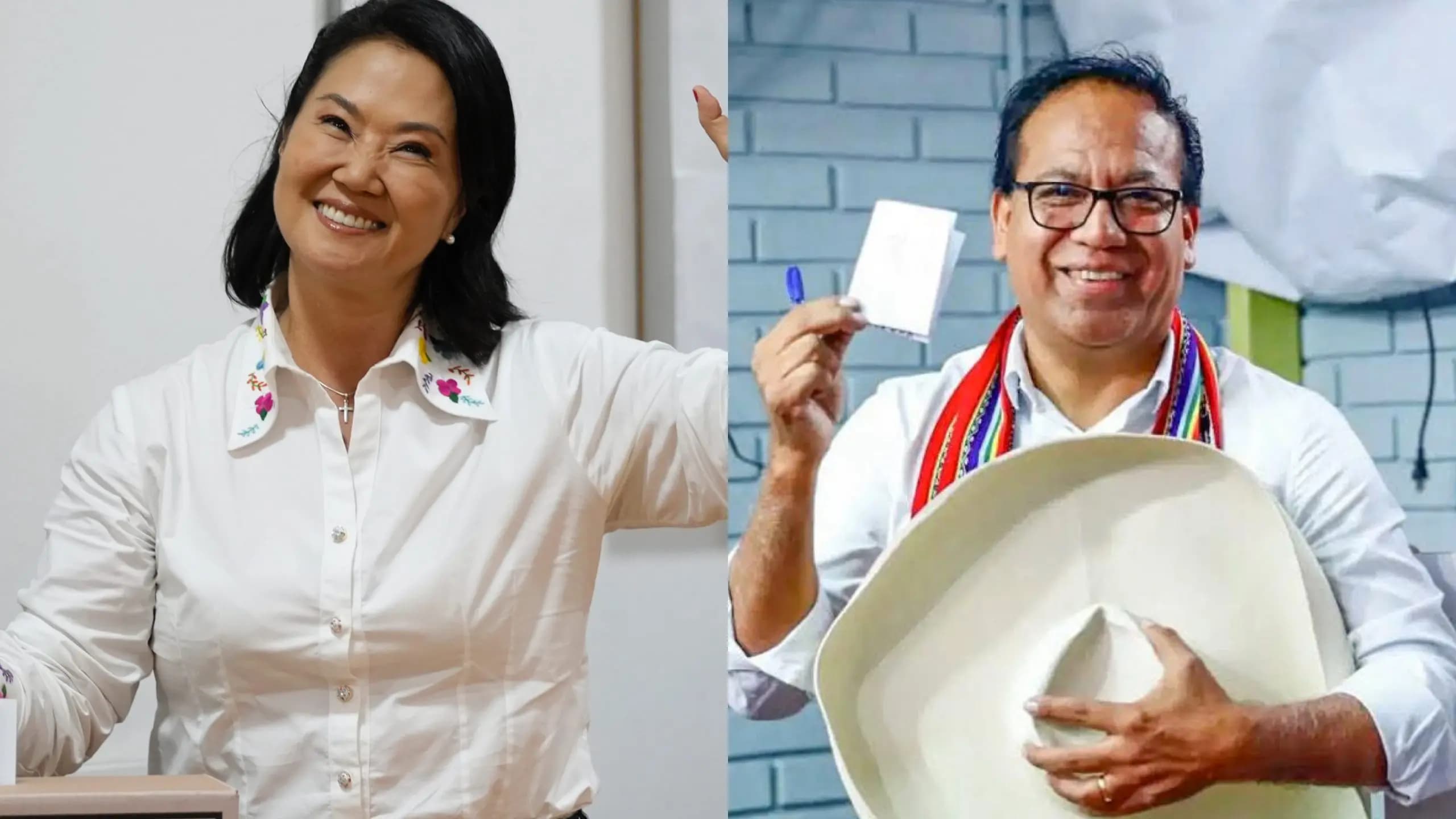 conteo rápido concluye que existe un empate técnico entre Sánchez y Fujimori