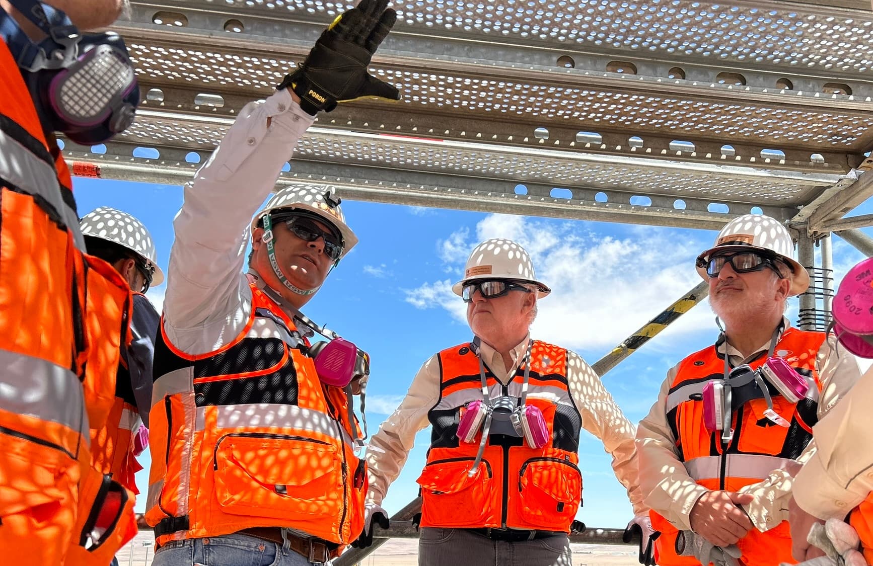 Directivos de Codelco evalúan avances del proyecto Rajo Inca y anuncian que estará operativo este 2024