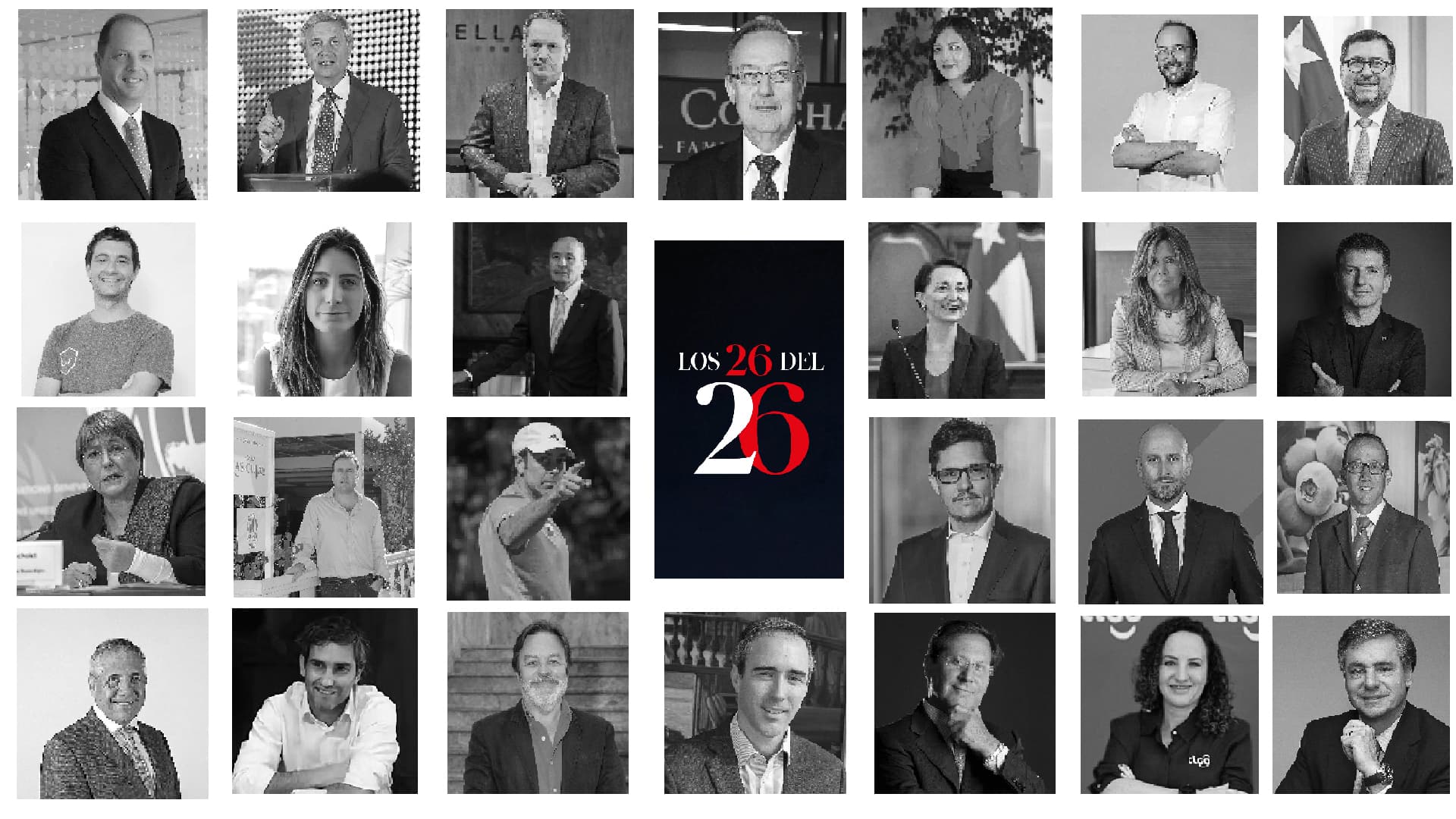 Los 26 del 26 | El listado de los líderes que marcarán el rumbo de Chile este año